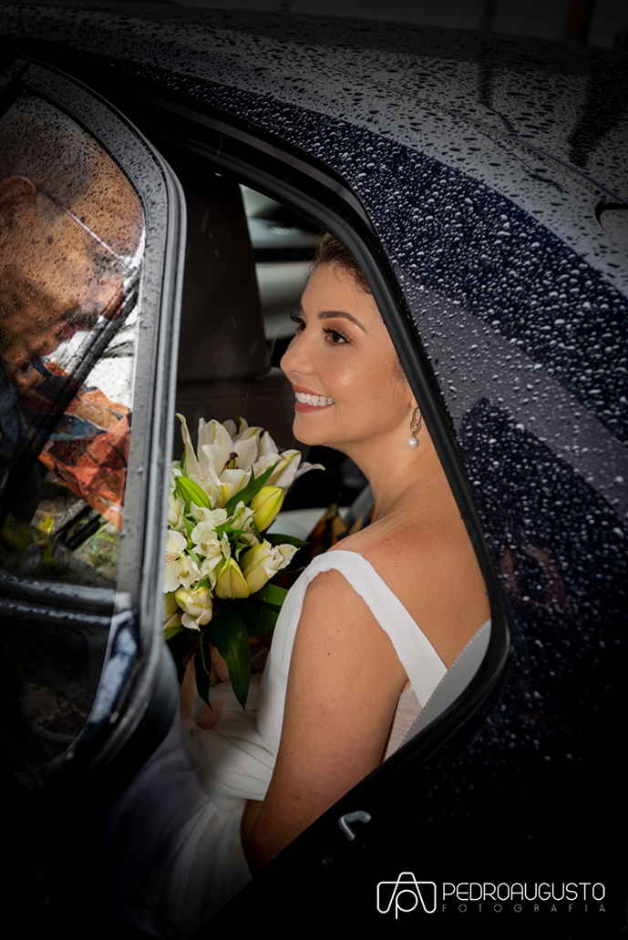 Noiva no Carro e o Pai