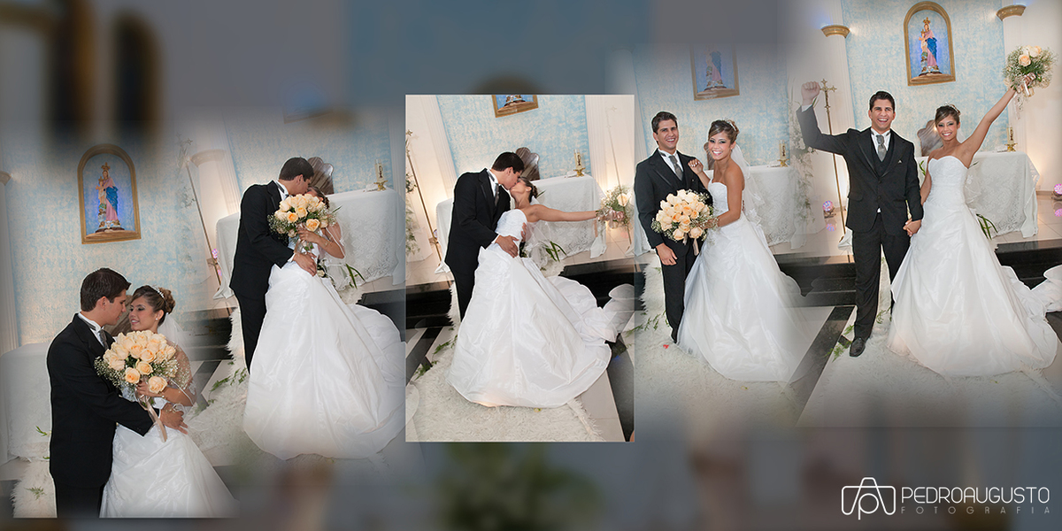 Sequência de beijos do casal