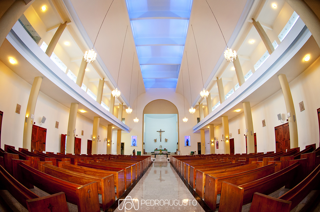 Panorâmica da nave da Catedral São José - Itabuna - Ba