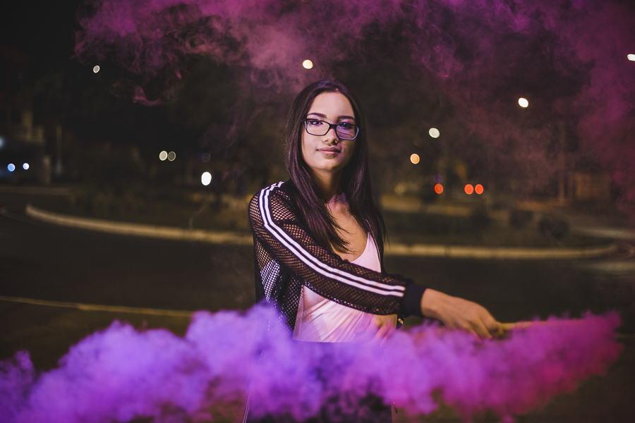 Foto com fumaça em Curvelo -MG