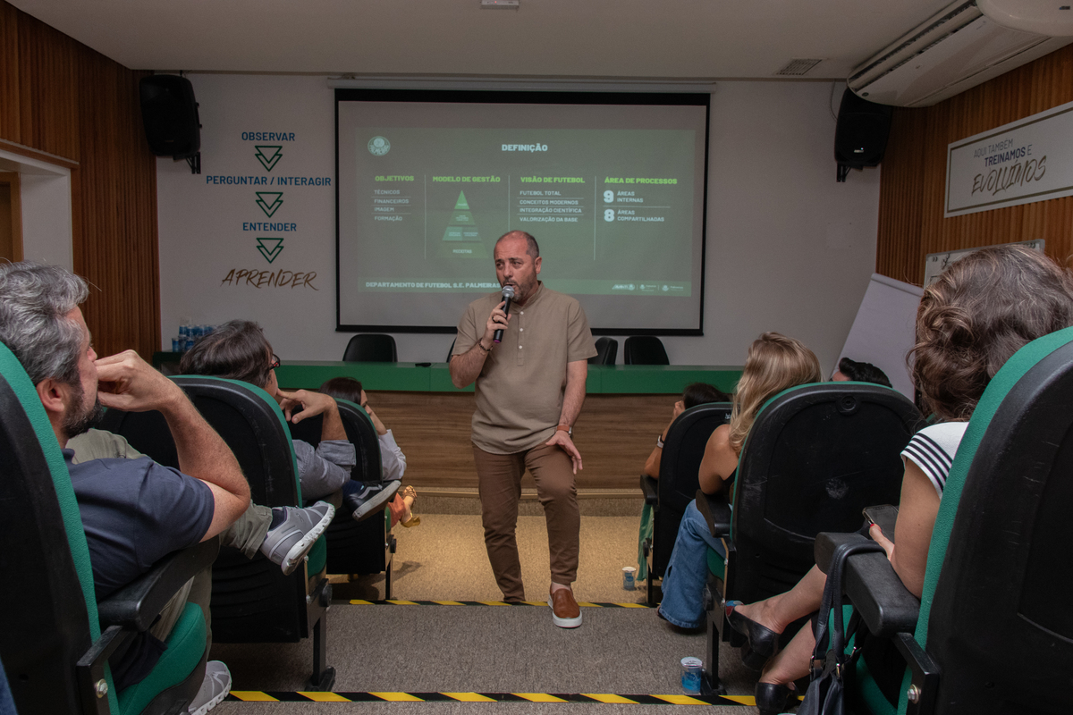 Palestras no CT do PALMEIRAS