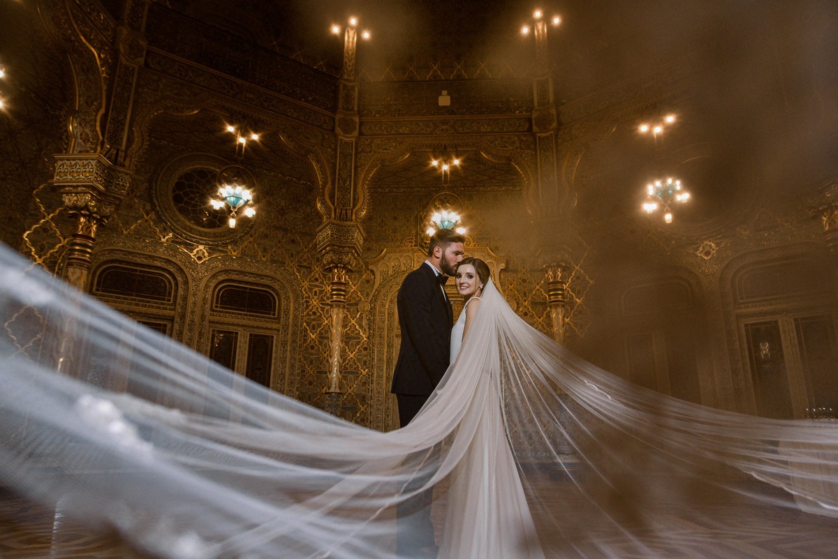 wedding veil storage bolsa