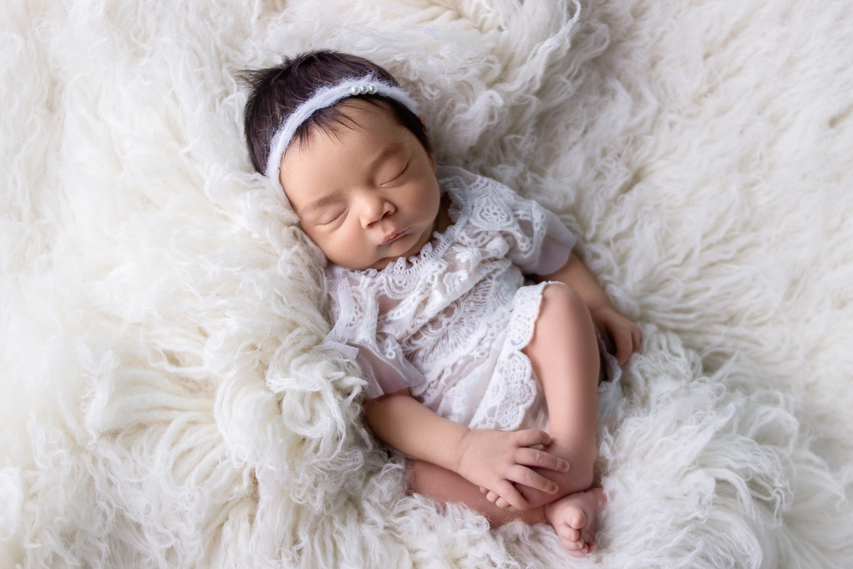 Ensaio fotográfico feito no flokati