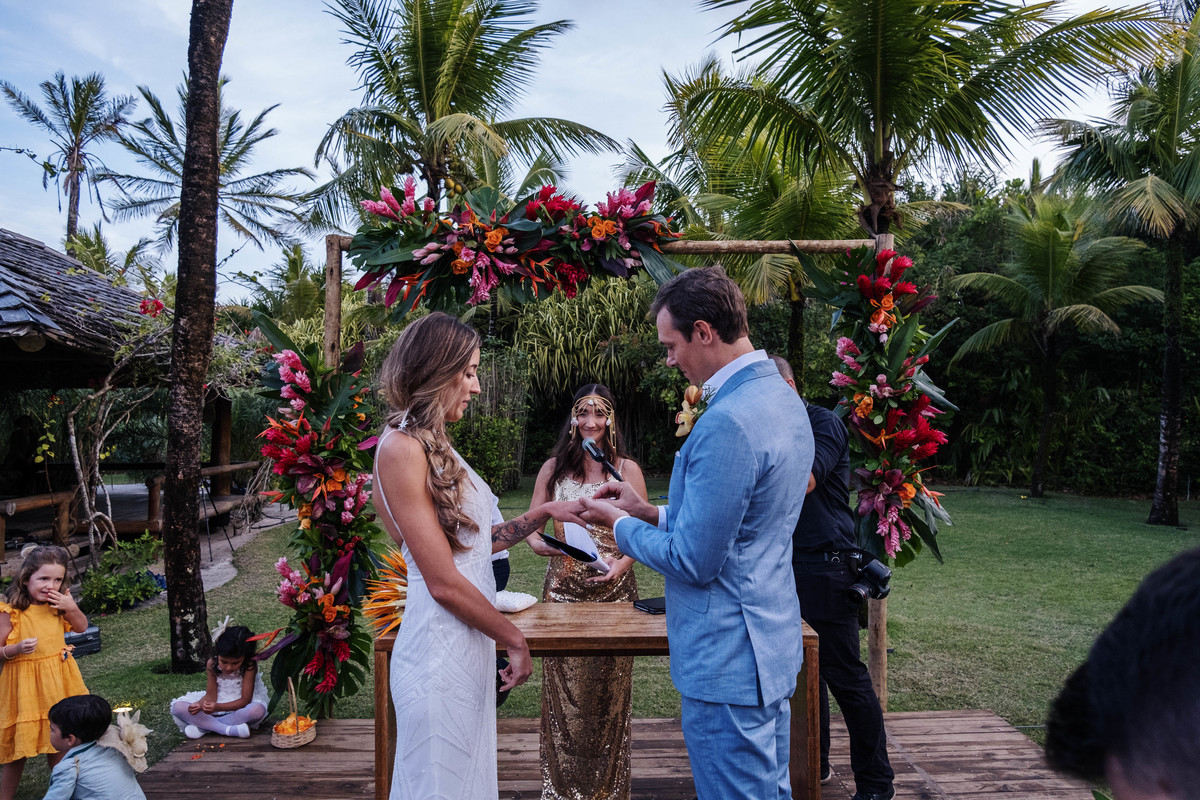 CASAMENTO NA PRAIA TRANCOSO 