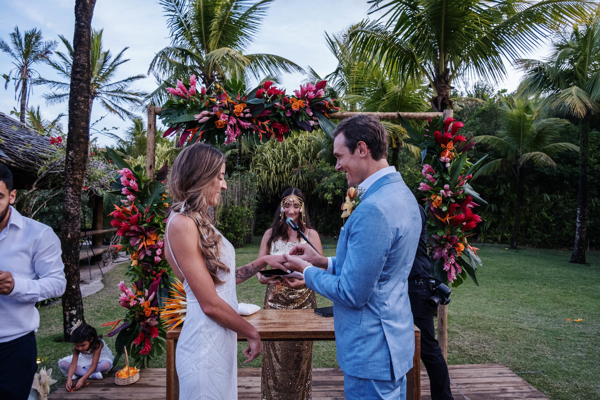 CASAMENTO NA PRAIA TRANCOSO 