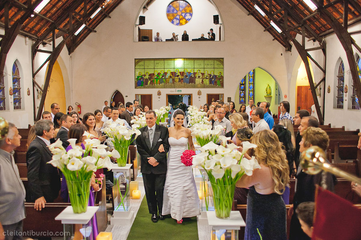 Casamento Tati e Jair | Igreja Santa Joana D’arc