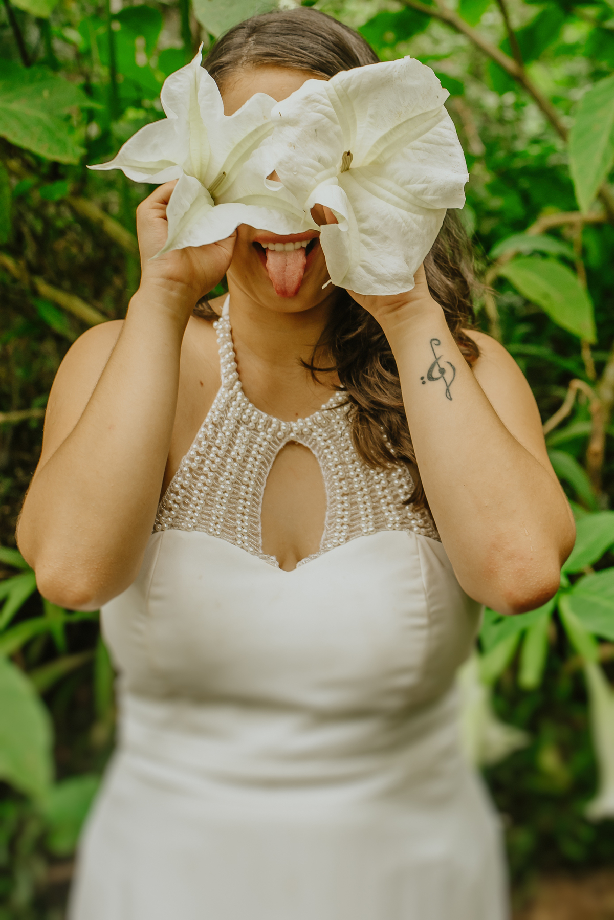 fotografo criativo de casamento em londrina noiva doida