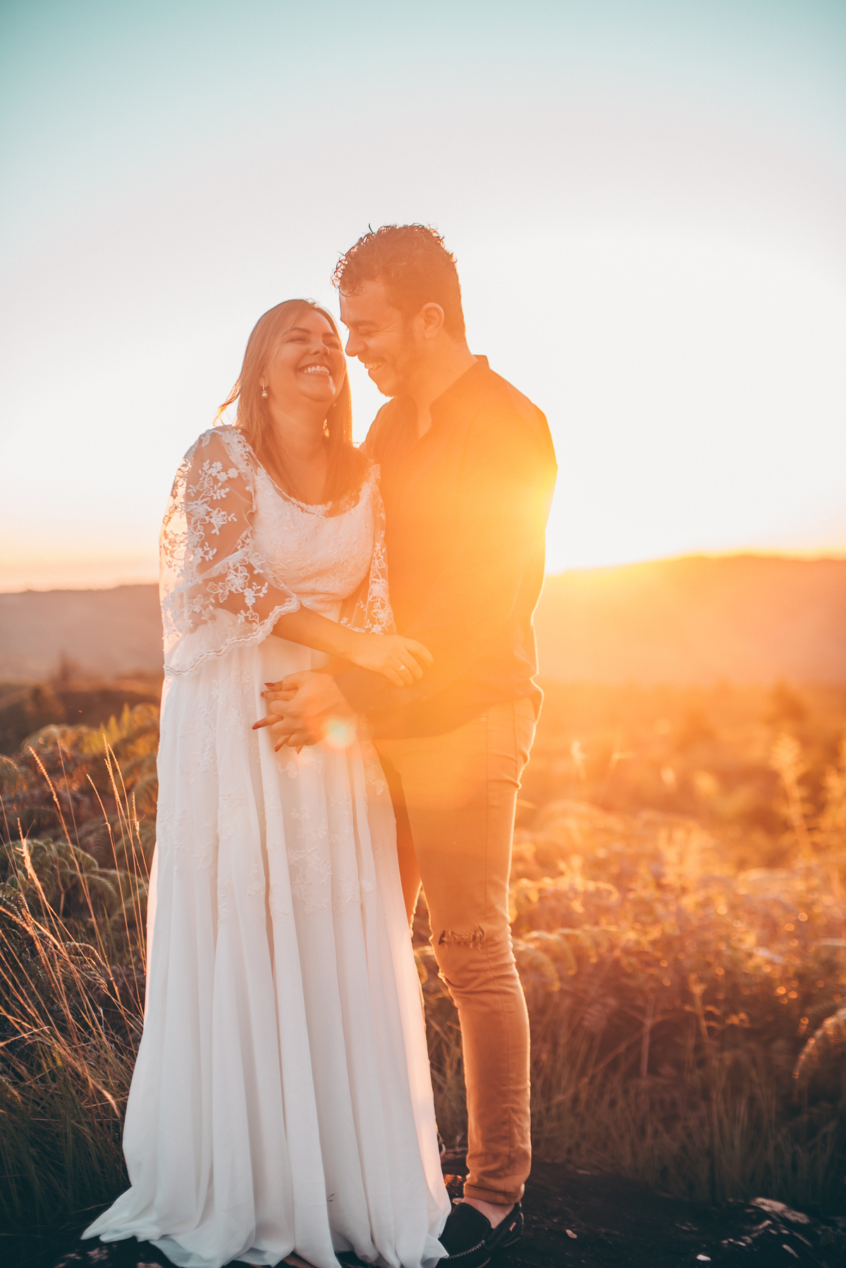 pré wedding Londrina, ensaio de casamento Londrina-PR, ensaio de casal no por do sol, ensaio de casal no Paraná, pre wedding santa 