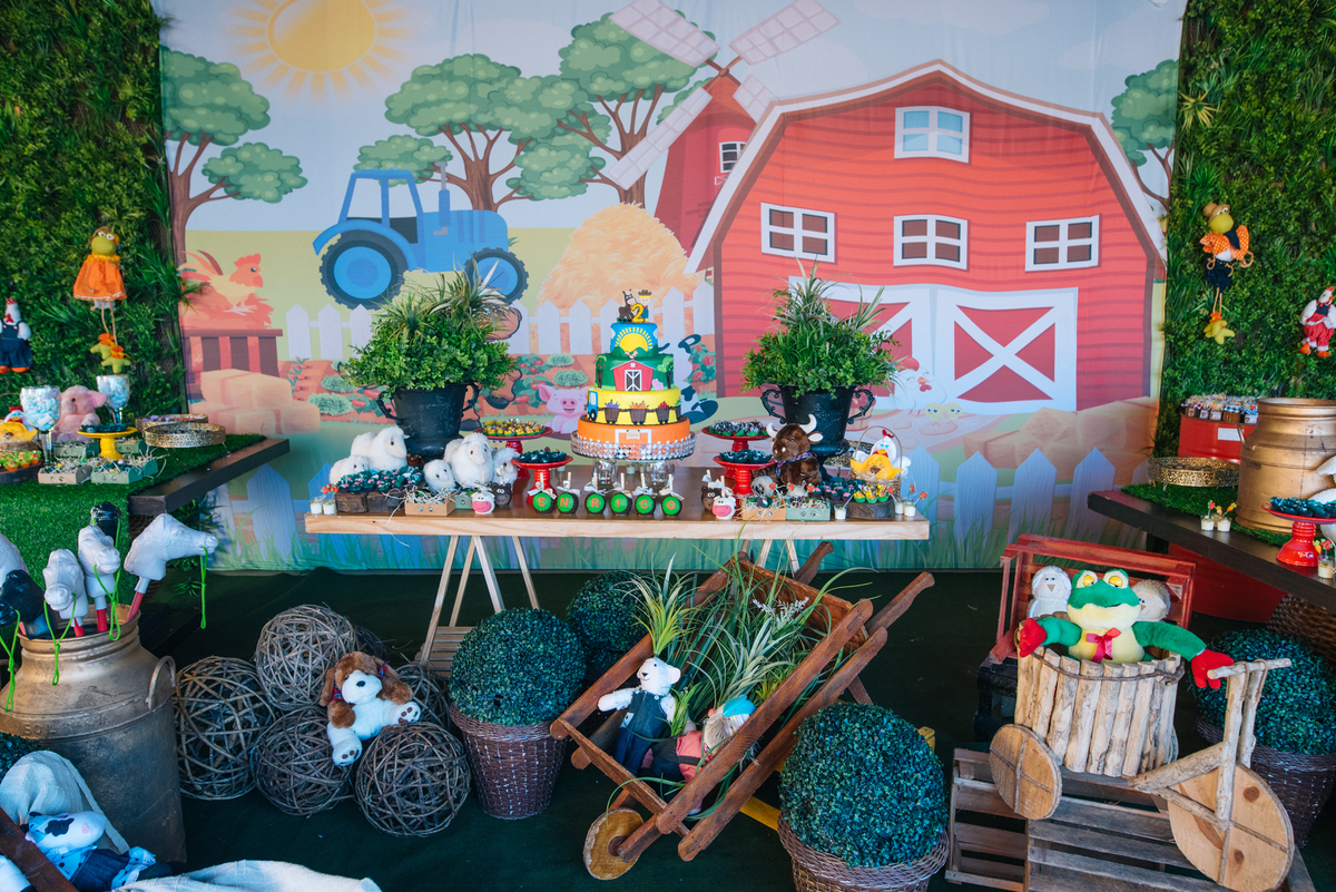 festa infantil tema fazenda, enrico 2 anos, Porecatu-PR, Londrina PR, festa de menino