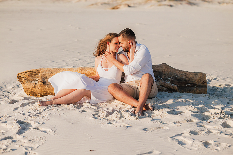 ensaio fotográfico na praia