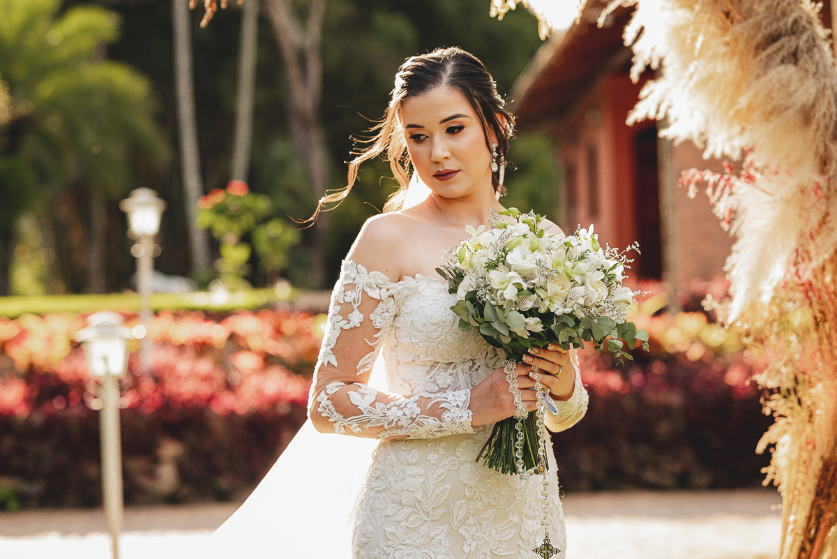 foto de noiva no espaço sanctuarium em betim