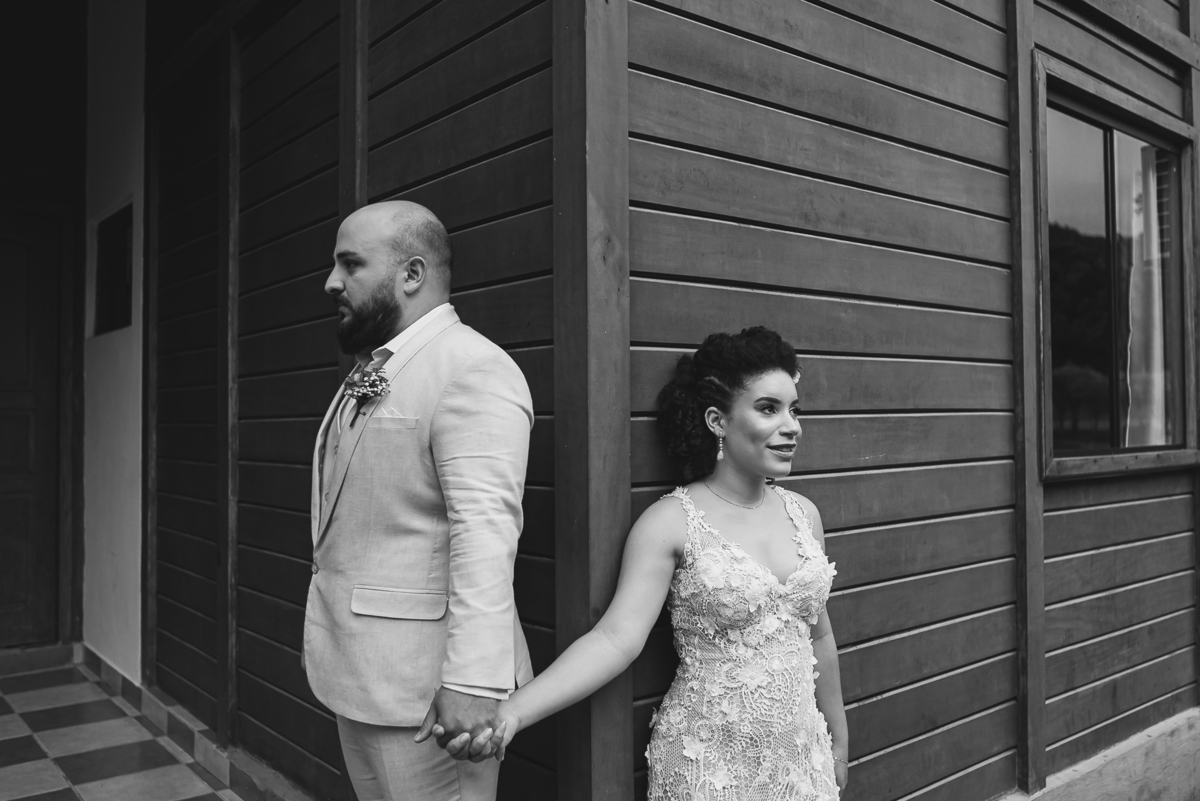 First touch de casamento na praia