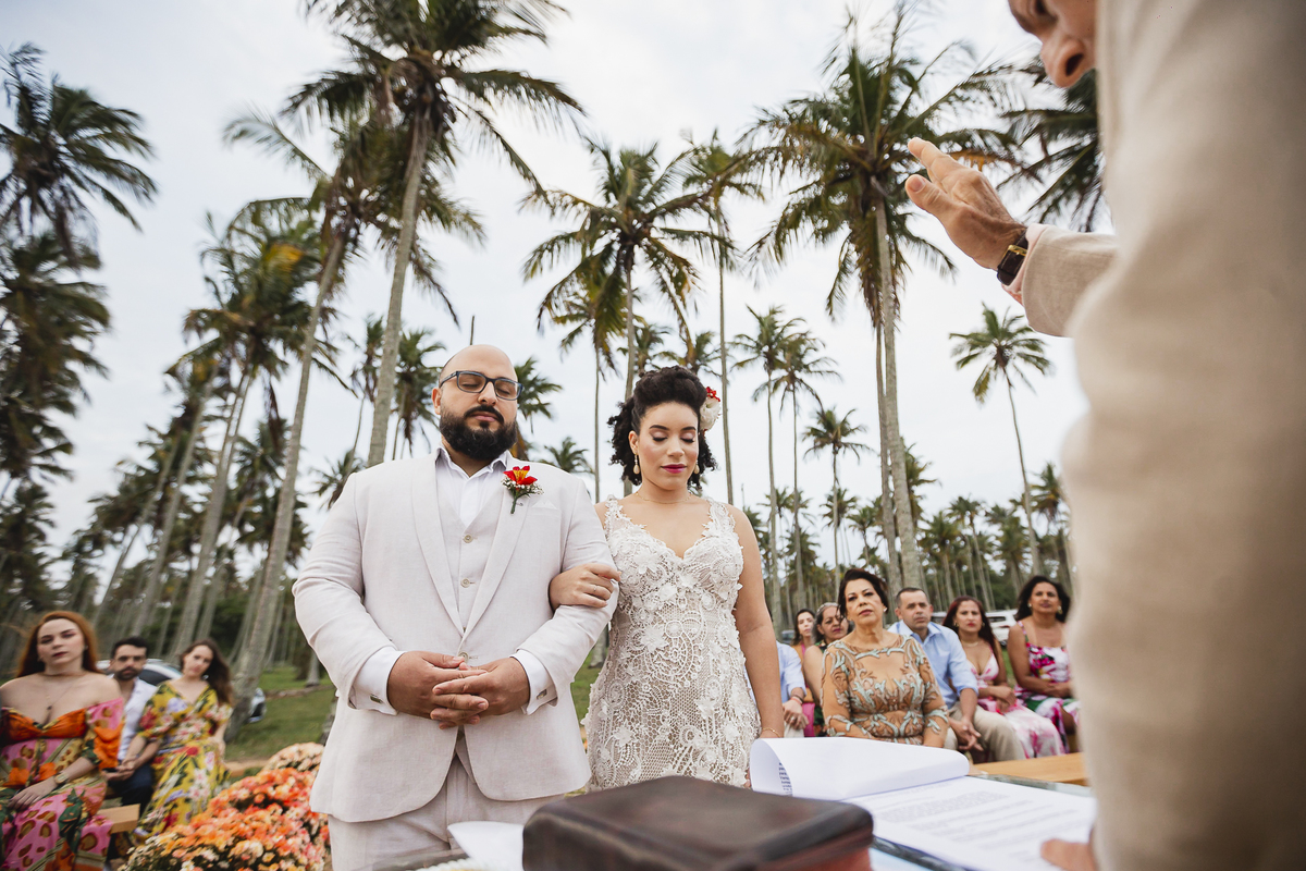 foto de casamento na praia