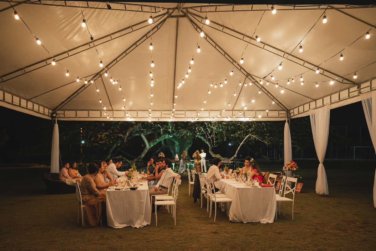 festa de casamento na praia