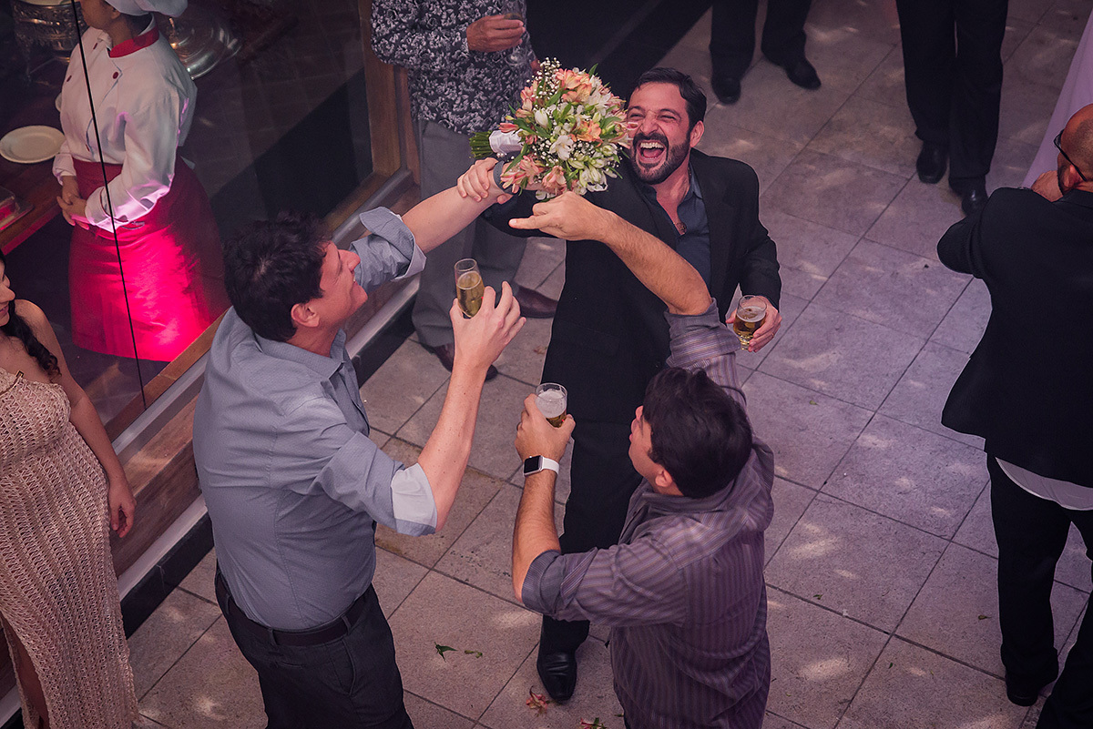 convidados na recepção de casamento em bh