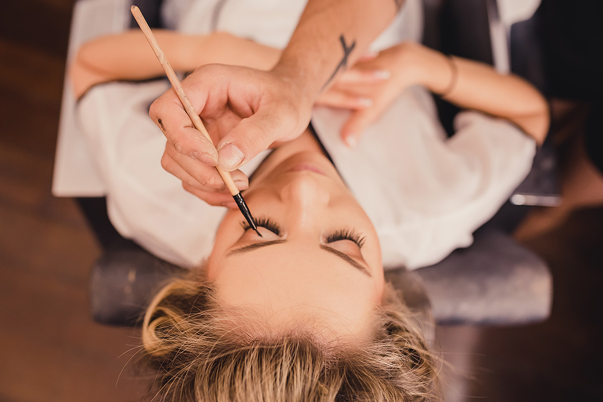 detalhe da make de noiva em bh 