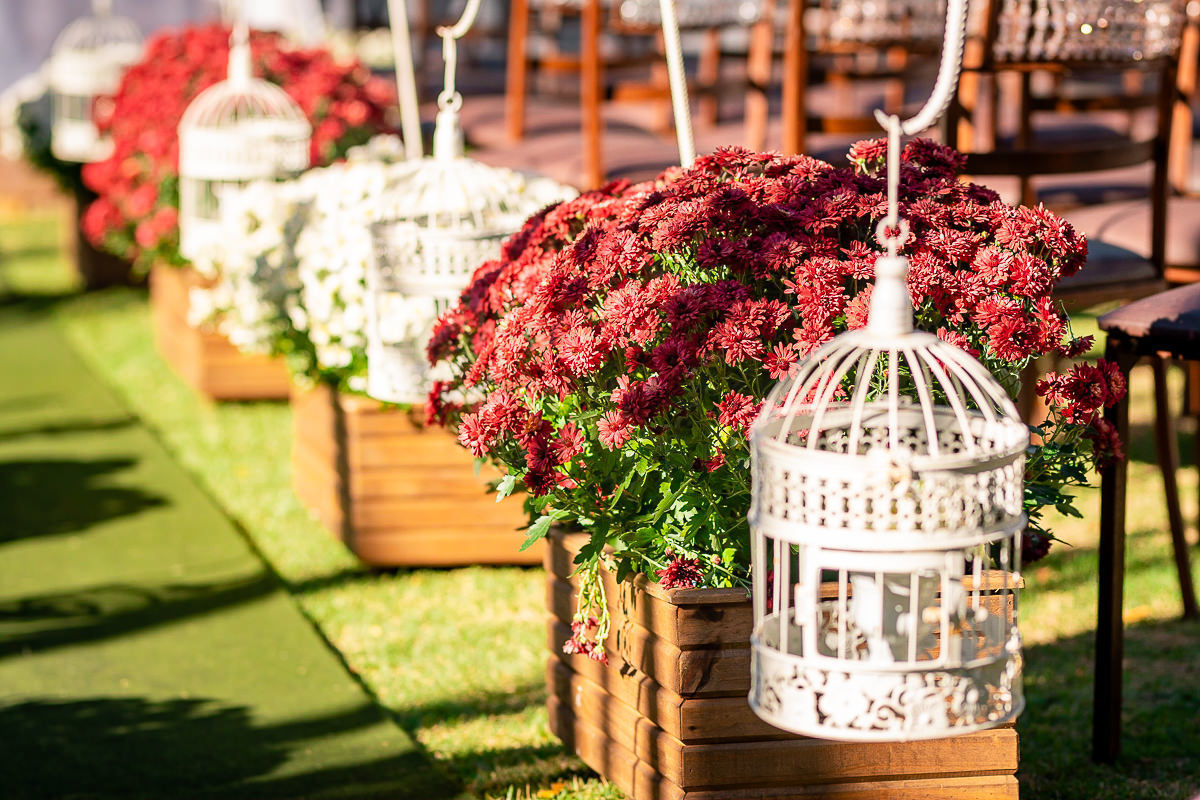 detalhe da decoração de casamento em Belo horizonte