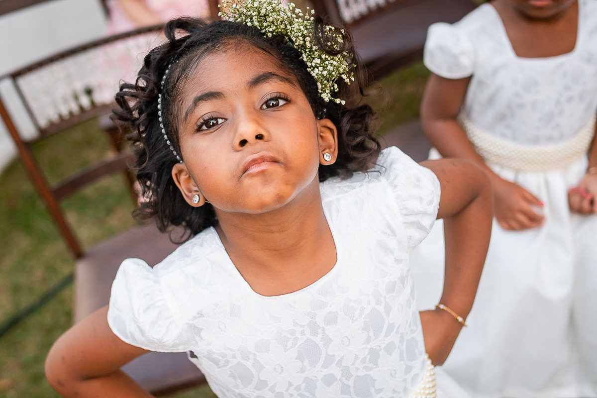 daminha de honra de casamento