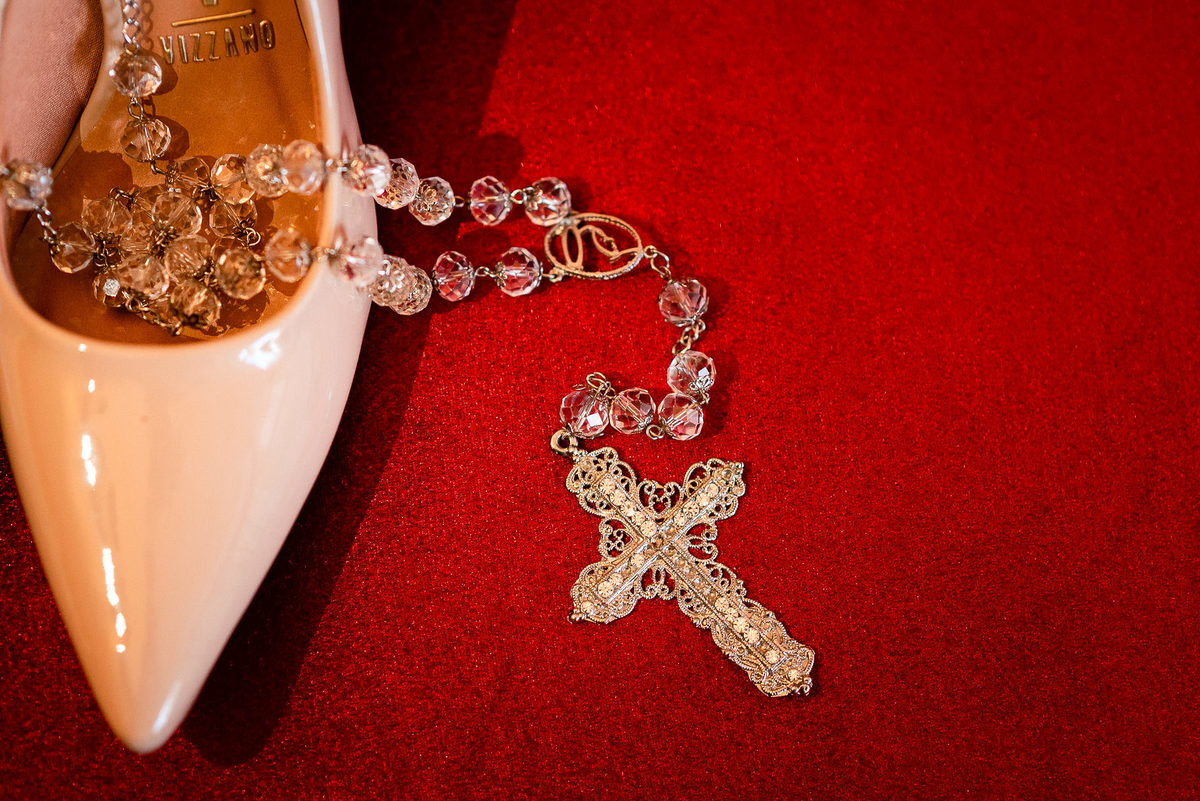 Detalhe do sapado da noiva em belo horizonte