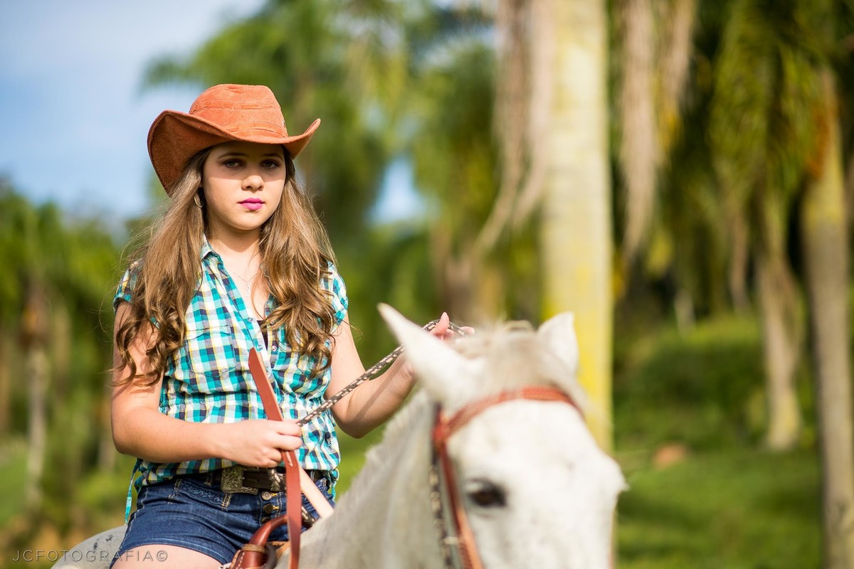 ensaio 15 anos com cavalo