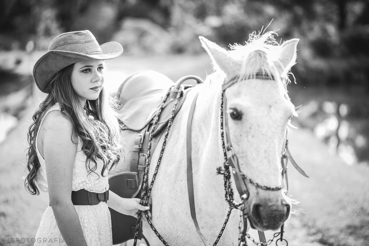 ensaio 15 anos com cavalo