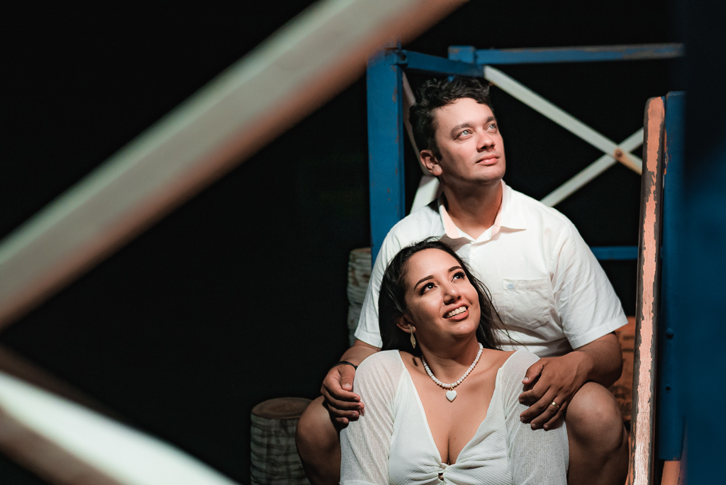 Ensaio pré-casamento, pre wedding, ensaio de casal, praia, galinhos, rio grande do norte, por-do-sol, farol