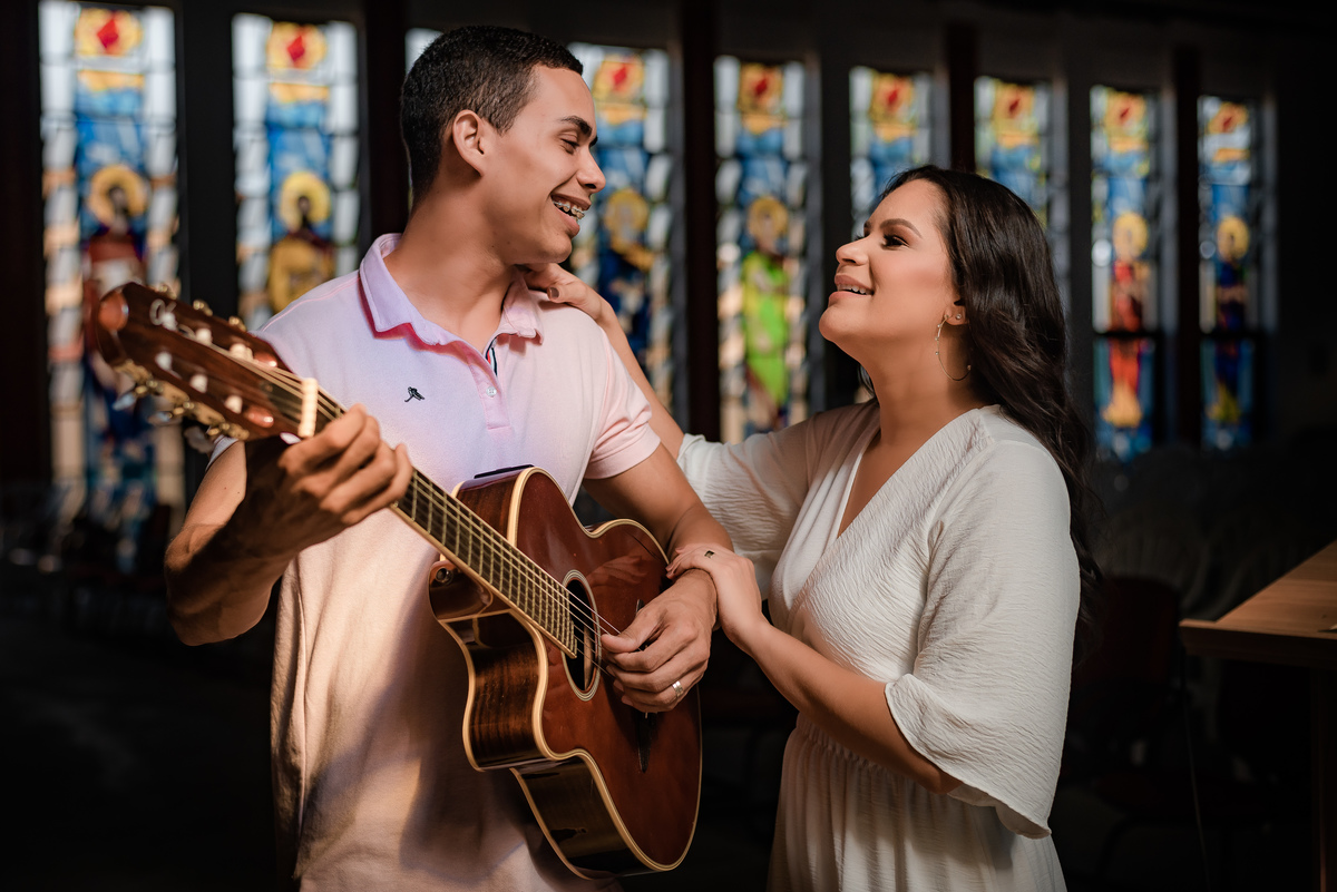 Ensaio de casal, casamento, pre-wedding, pré-casamento, paróquia Sagrado Coração de Jesus, Morro Branco, Lagoa nova, Natal - RN