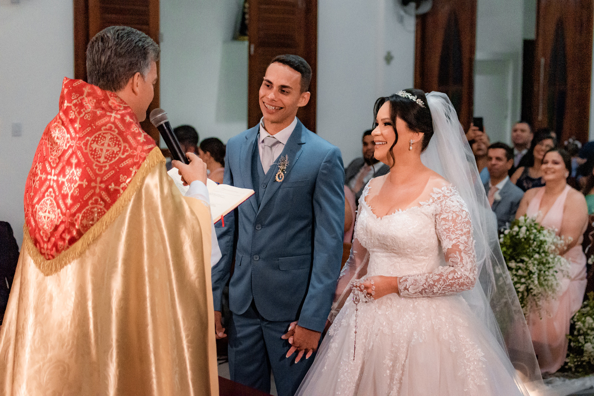 Paróquia São Camilo de Léllis, Igreja São Camilo de Léllis, Celebração de Casamento, Fotógrafo em Natal RN, Fotógrafo de Casamento em Natal, Decoração de Casamento, Fábio Serrano Decorador. Fotografia Vital