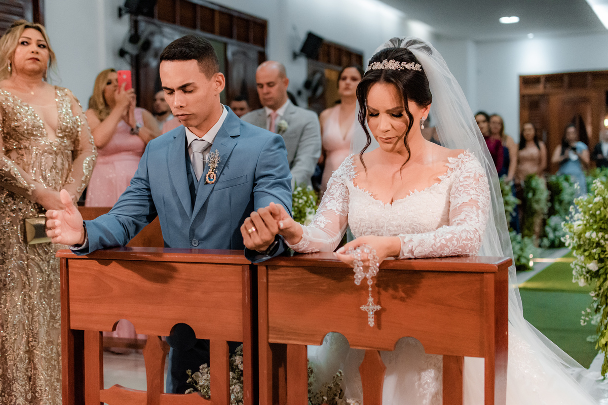 Paróquia São Camilo de Léllis, Igreja São Camilo de Léllis, Celebração de Casamento, Fotógrafo em Natal RN, Fotógrafo de Casamento em Natal, Decoração de Casamento, Fábio Serrano Decorador. Fotografia Vital