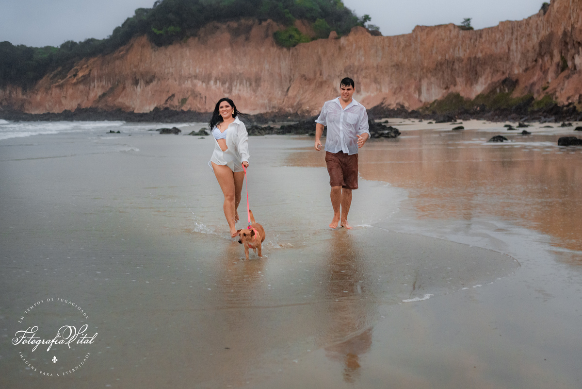 Fotógrafo em Natal, Fotógrafo de Casamento, Ensaio de Casal na Praia, Ensaio de Casal com Pet, Ensaio de Casal na Praia de Cotovelo, Natal - RN