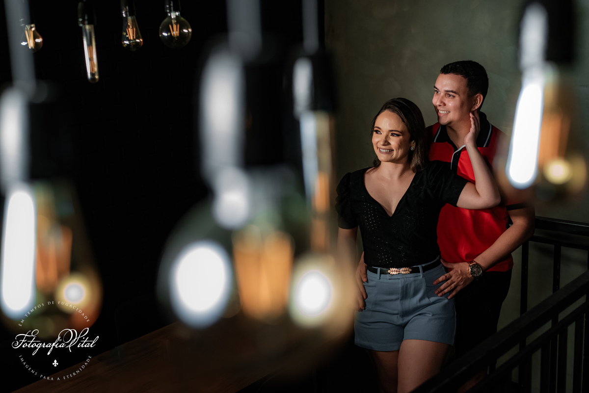 Ensaio de casal na Hamburgueria artesanal Best Blend Burguer, Natal RN - Fotógrafo em Natal