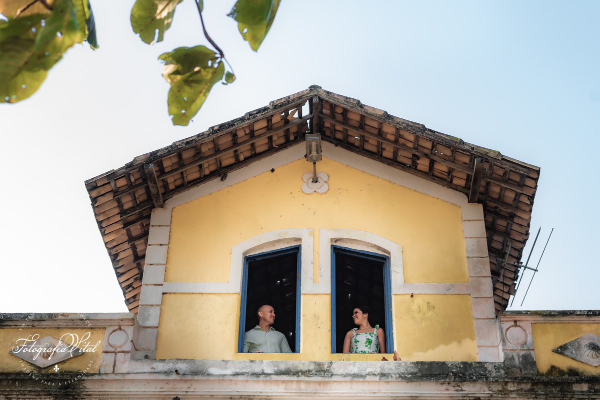 Ensaio de Casal da Letícia e do Jussier, na casa Grande do Engenho Umburana em Ceará-Mirim / RN.