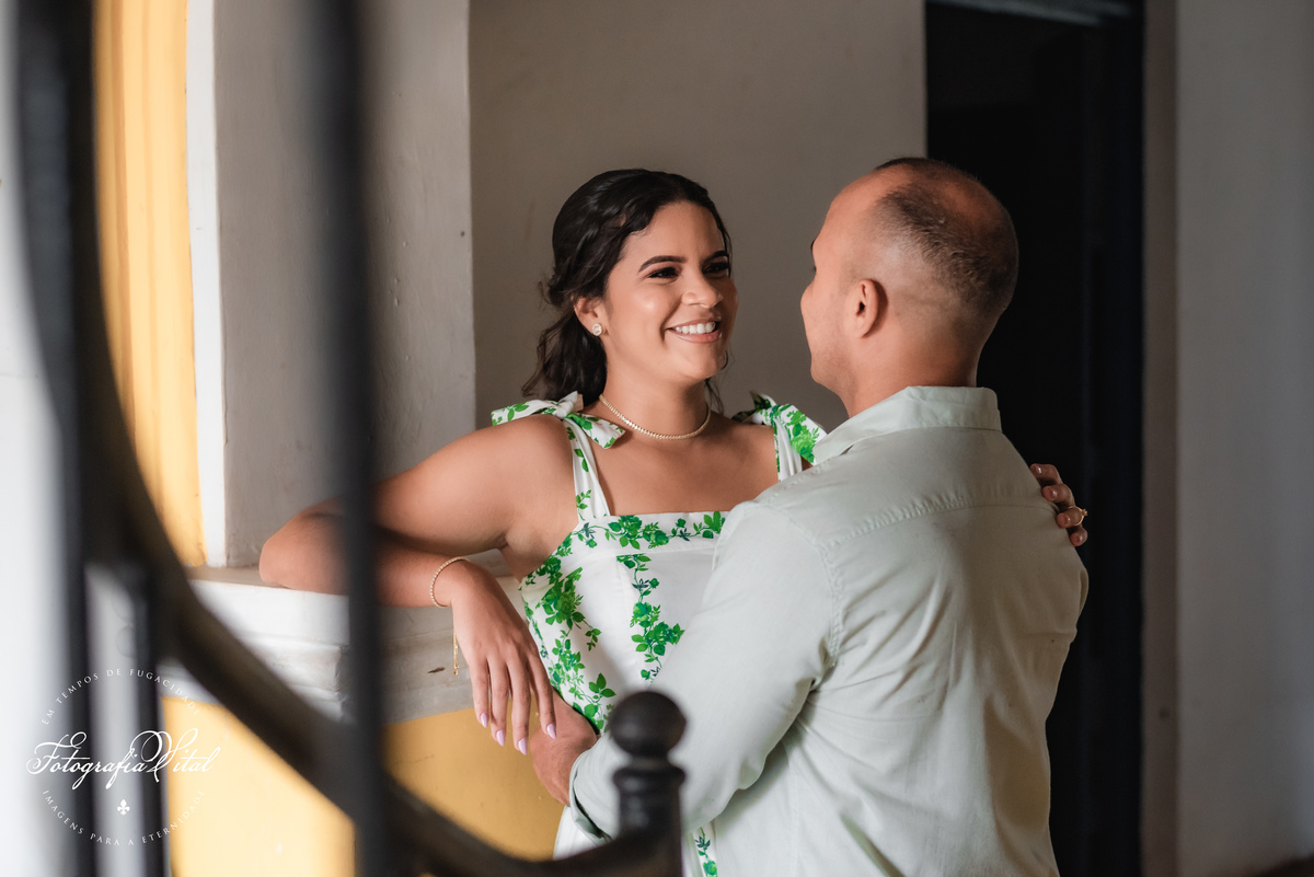 Ensaio de Casal da Letícia e do Jussier, na casa Grande do Engenho Umburana em Ceará-Mirim / RN.
