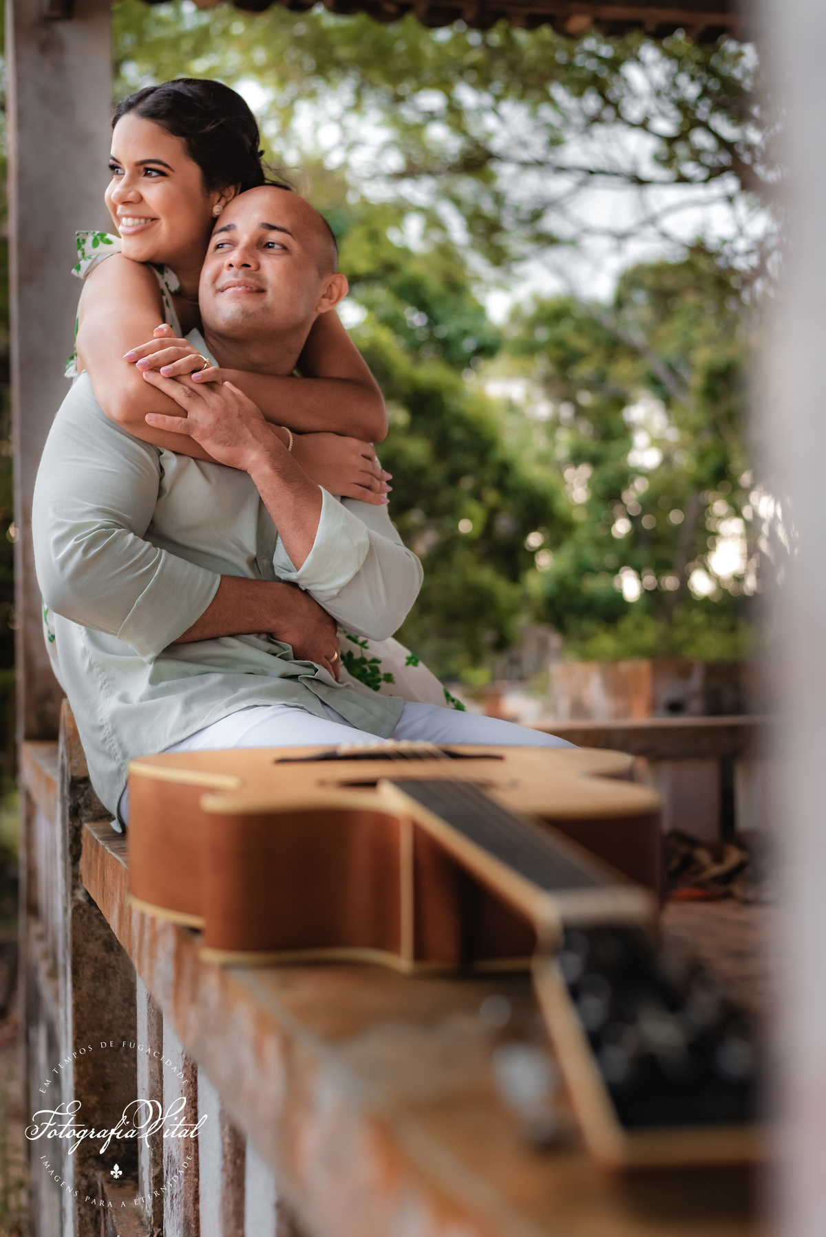 Ensaio de Casal da Letícia e do Jussier, na casa Grande do Engenho Umburana em Ceará-Mirim / RN.