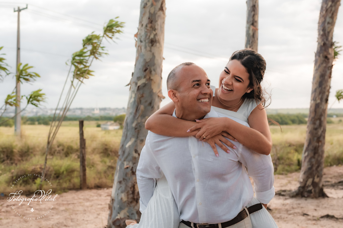 Ensaio de Casal da Letícia e do Jussier, na casa Grande do Engenho Umburana em Ceará-Mirim / RN.