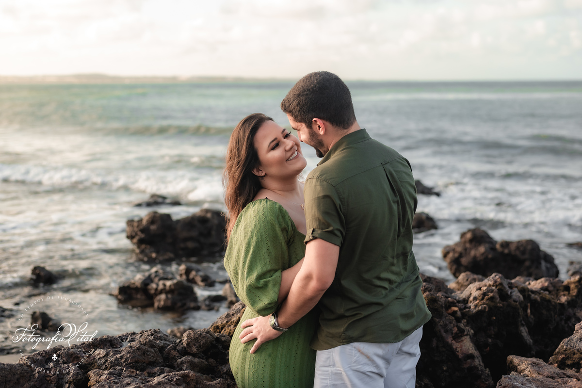 Ensaio de Casal na praia de extremos em Natal rn, Ensaio de casal ao por do sol