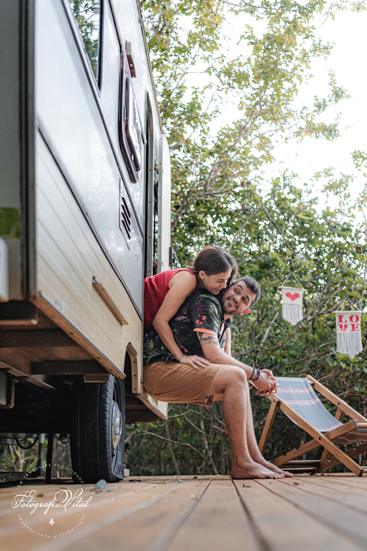 Ensaio de casal em trailer, Tibau do Sul, Pipa, Rio Grande do Norte, Fotógrafo em Natal, Fotografia Vital