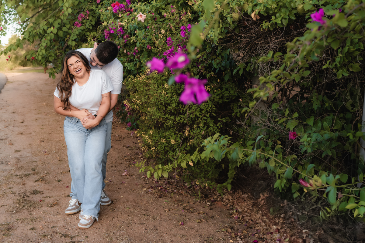 ensaio de casal na estrada