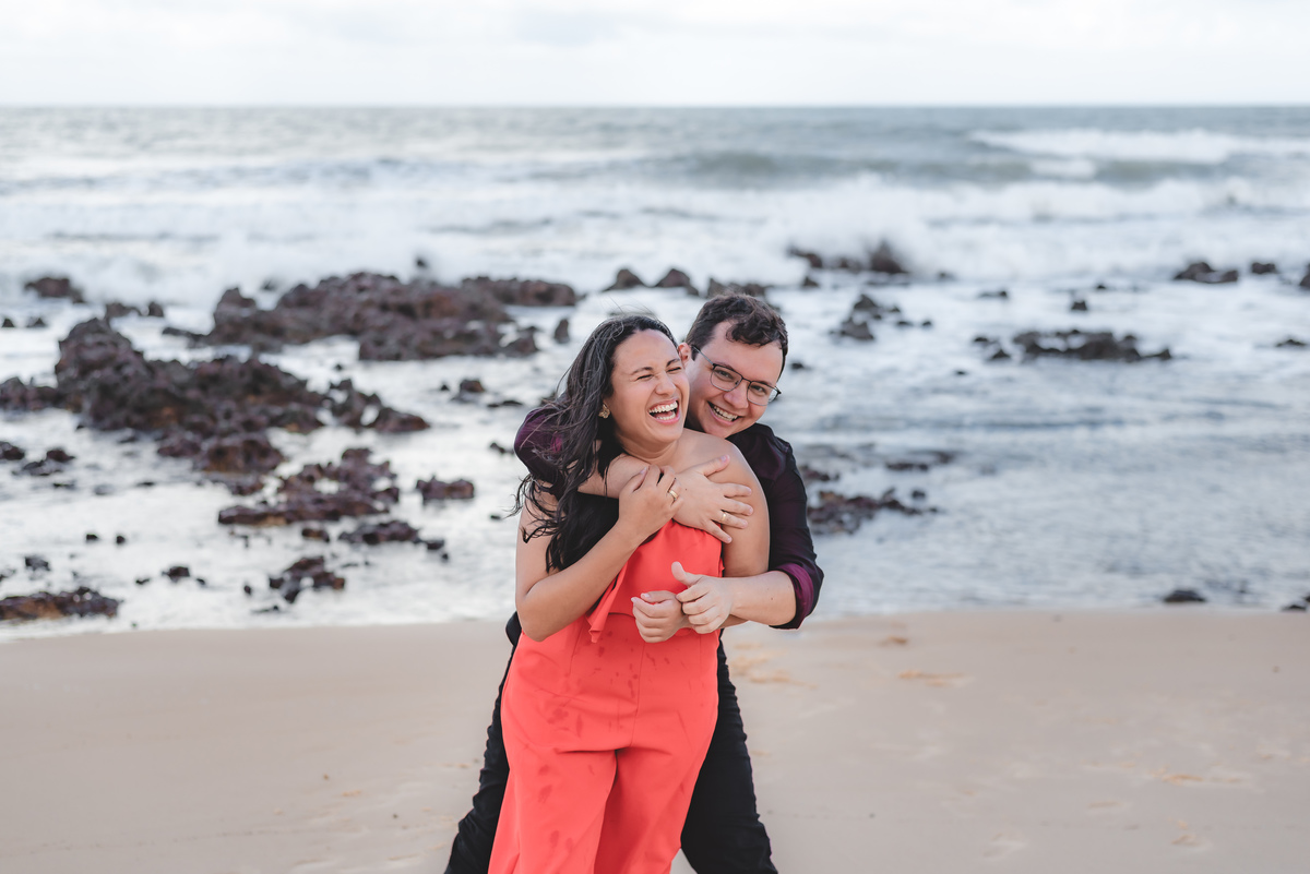 Ensaio pré-casamento na Praia dos Pinheiros, Pinheiros da Via Costeira, Natal RN