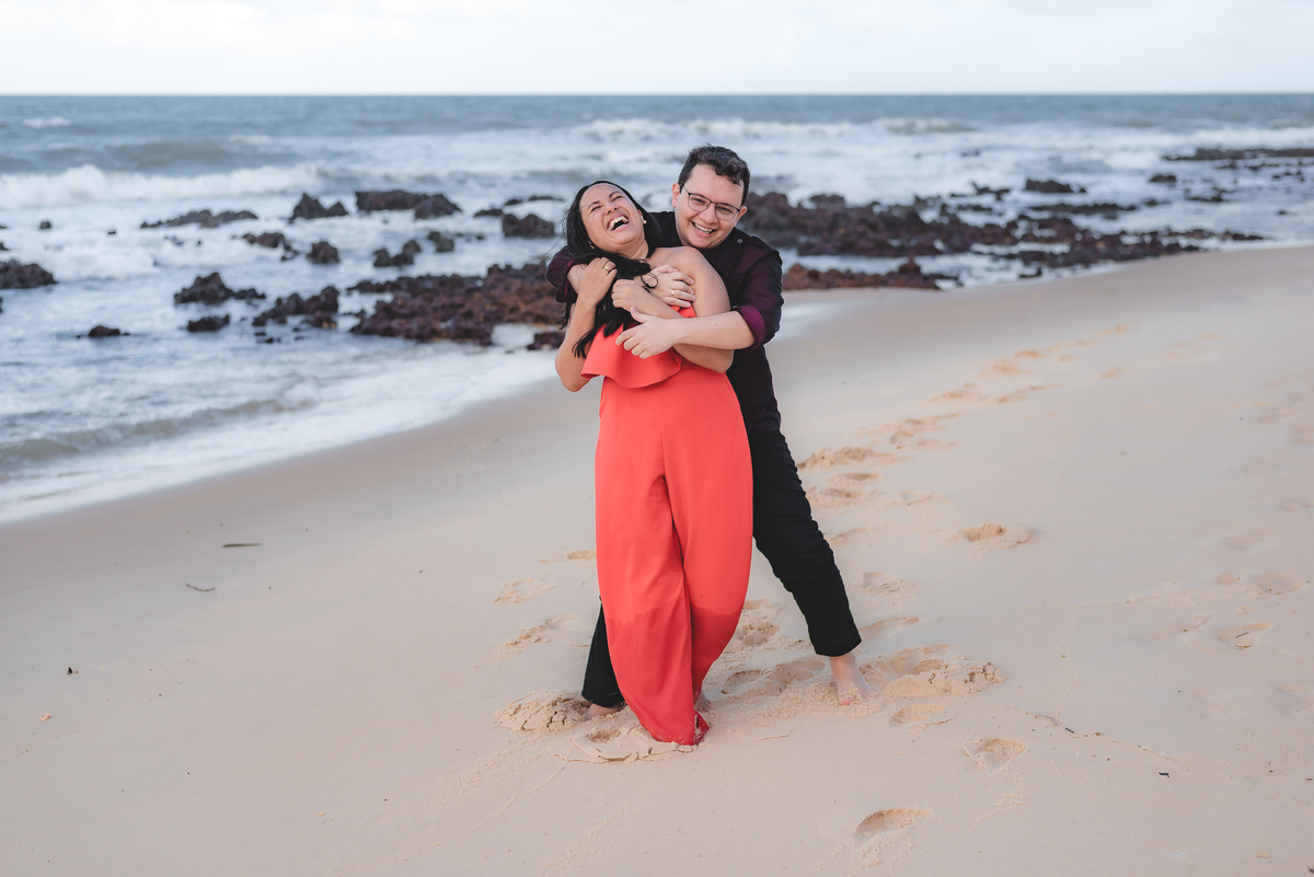 Ensaio pré-casamento na Praia dos Pinheiros, Pinheiros da Via Costeira, Natal RN