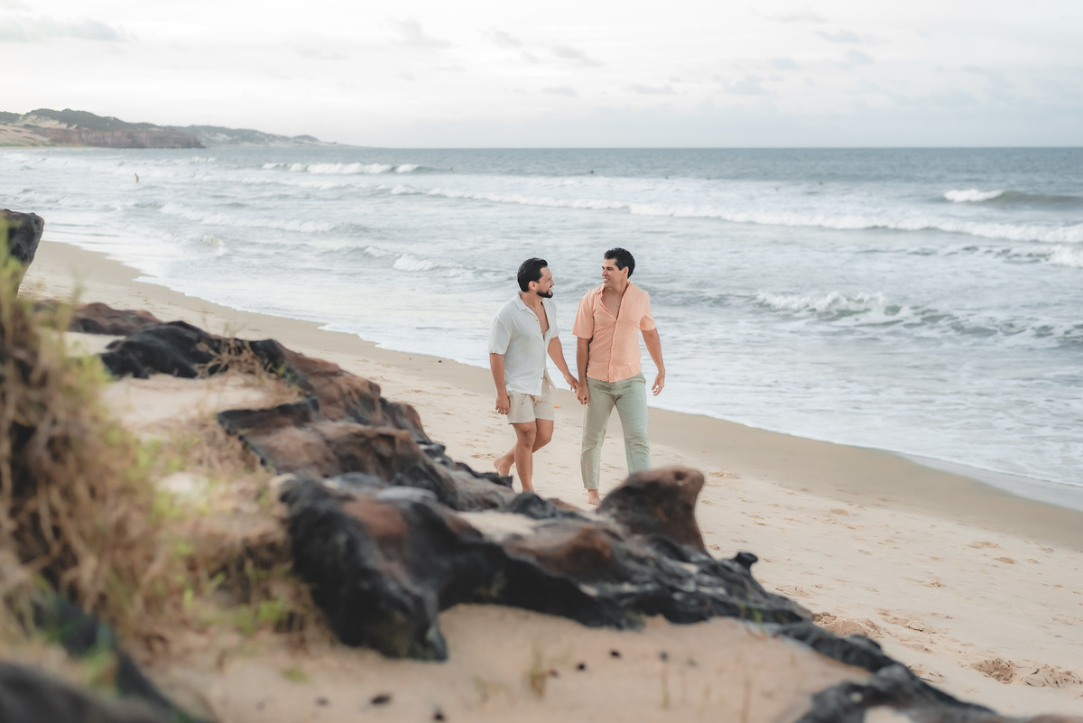Fotógrafo em Natal, Ensaio de Casal, Praia de Cotovelo, Fotografia Vital , LGBT - Parnamirim
