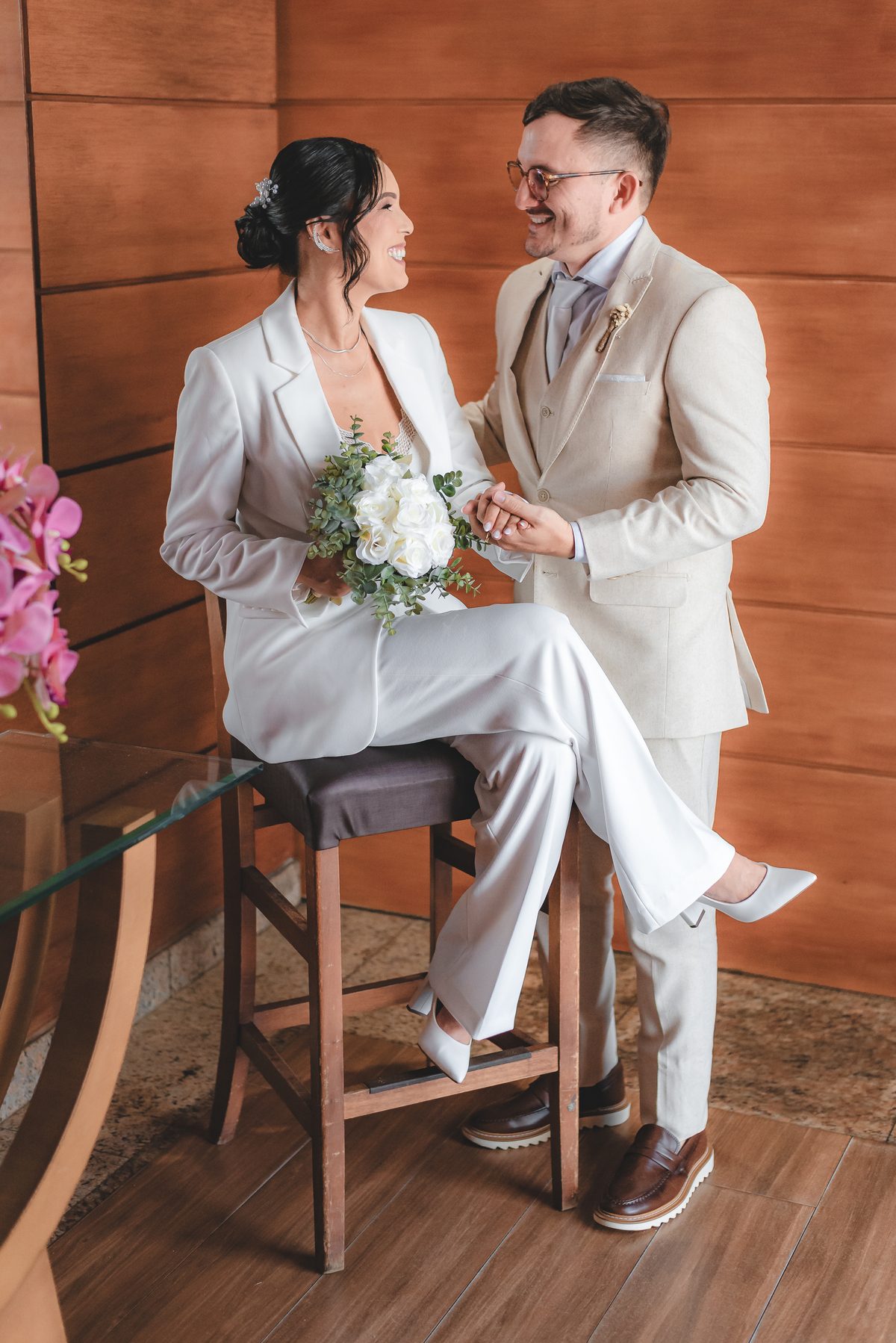 noiva de terninho, Casamento, Fotógrafo em Natal, Fotografia Vital, Restaurante Sal e brasa, Natal / RN