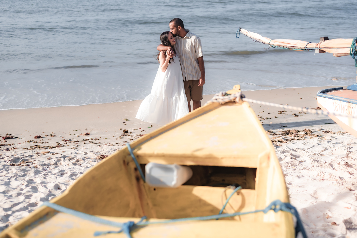 Ensaio pré-casamento Janine e Tainã, fotografia vital, fotografo em natal, Praia de Genipabu - Extremoz, RN