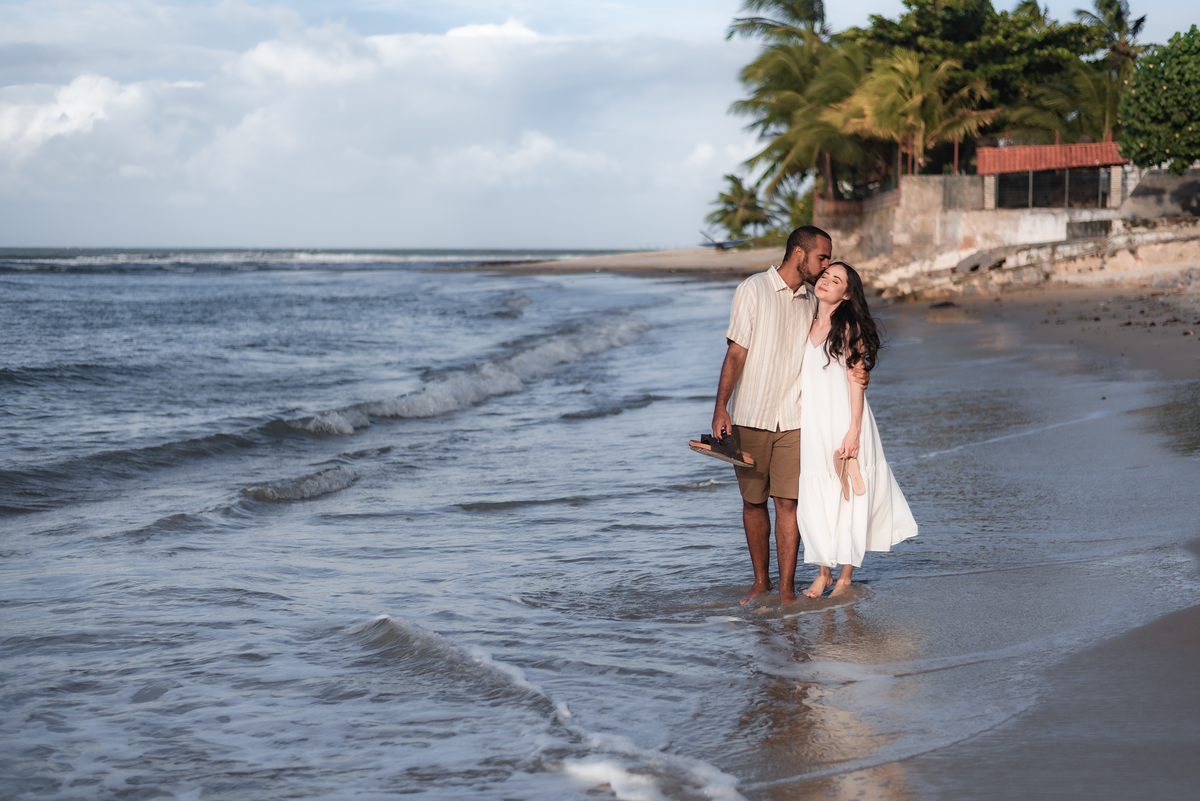 Ensaio pré-casamento Janine e Tainã, fotografia vital, fotografo em natal, Praia de Genipabu - Extremoz, RN