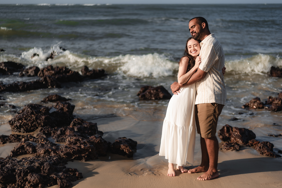 Ensaio pré-casamento Janine e Tainã, fotografia vital, fotografo em natal, Praia de Genipabu - Extremoz, RN