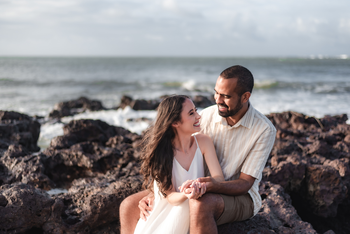 Ensaio pré-casamento Janine e Tainã, fotografia vital, fotografo em natal, Praia de Genipabu - Extremoz, RN