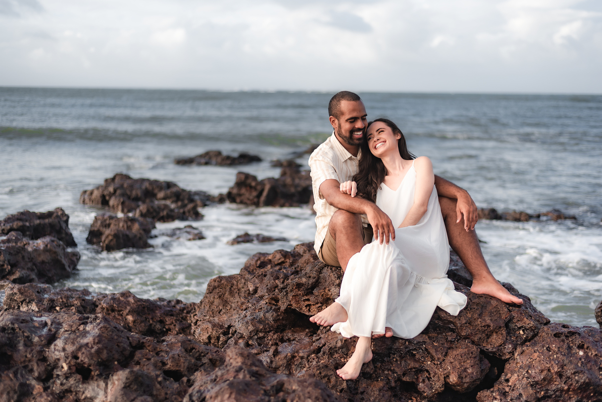 Ensaio pré-casamento Janine e Tainã, fotografia vital, fotografo em natal, Praia de Genipabu - Extremoz, RN