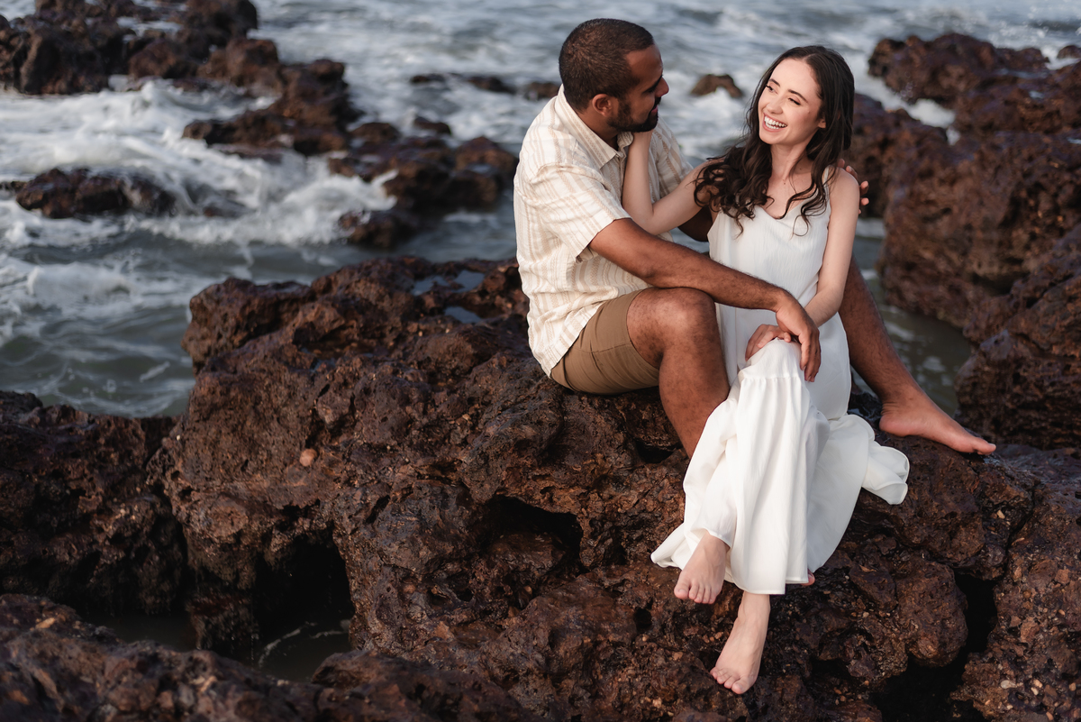 Ensaio pré-casamento Janine e Tainã, fotografia vital, fotografo em natal, Praia de Genipabu - Extremoz, RN
