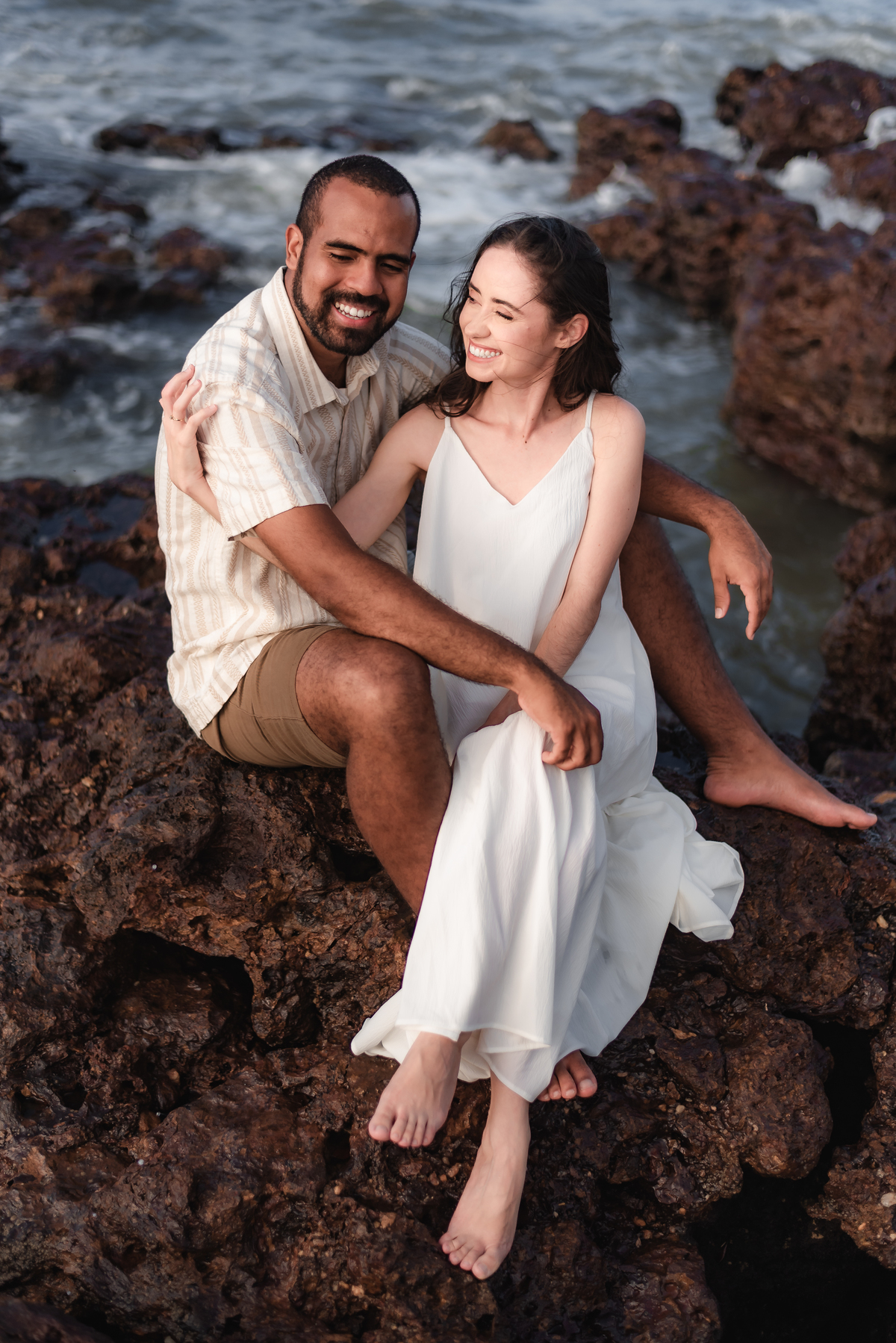 Ensaio pré-casamento Janine e Tainã, fotografia vital, fotografo em natal, Praia de Genipabu - Extremoz, RN