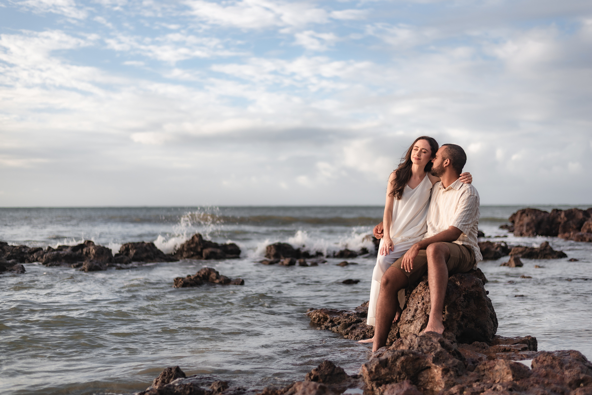 Ensaio pré-casamento Janine e Tainã, fotografia vital, fotografo em natal, Praia de Genipabu - Extremoz, RN